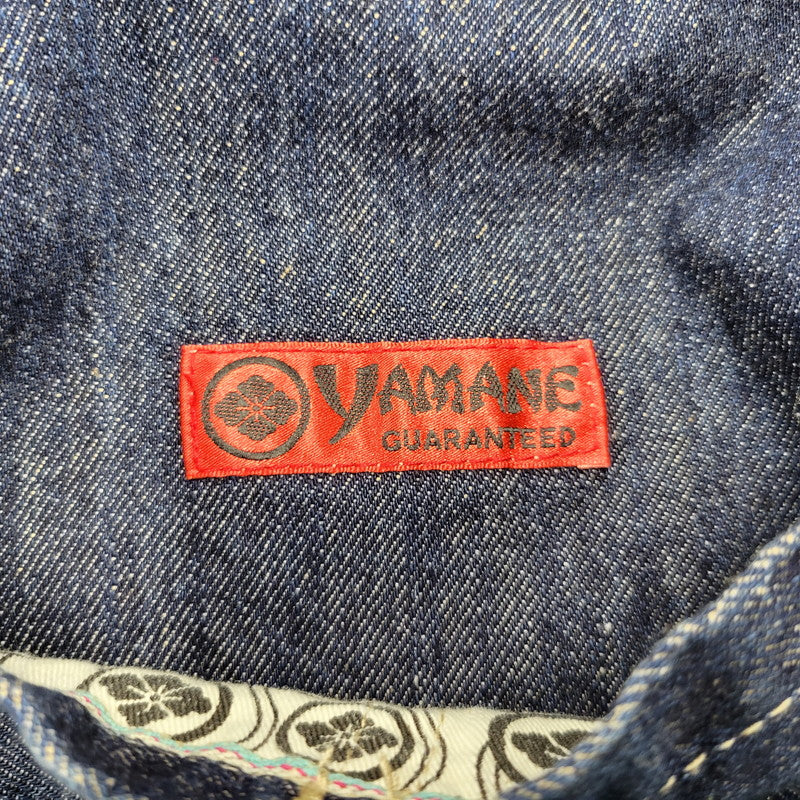 【中古品】【メンズ】 YAMANE ヤマネ DENIM COVER ALL LOT3006 デニム カバーオール ジャケット アウター 145-260306-as-30-izu サイズ：42-44 カラー：インディゴ 万代Net店