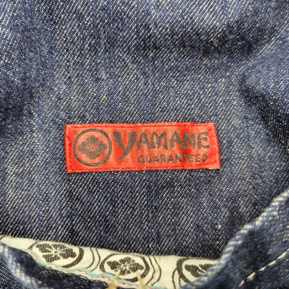 【中古品】【メンズ】 YAMANE ヤマネ DENIM COVER ALL LOT3006 デニム カバーオール ジャケット アウター 145-260306-as-30-izu サイズ：42-44 カラー：インディゴ 万代Net店