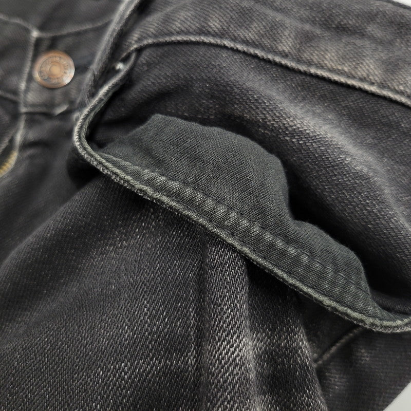 【現状渡し品】【メンズ】 HYSTERIC GLAMOUR ヒステリックグラマー STUDS SKINNY DENIM PANTS スタッズ スキニー デニムパンツ ジーンズ ボトムス 151-260306-as-24-izu サイズ：31 カラー：ブラック 万代Net店