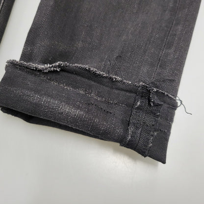 【現状渡し品】【メンズ】 HYSTERIC GLAMOUR ヒステリックグラマー STUDS SKINNY DENIM PANTS スタッズ スキニー デニムパンツ ジーンズ ボトムス 151-260306-as-24-izu サイズ：31 カラー：ブラック 万代Net店