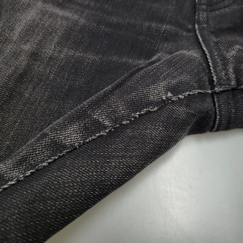 【現状渡し品】【メンズ】 HYSTERIC GLAMOUR ヒステリックグラマー STUDS SKINNY DENIM PANTS スタッズ スキニー デニムパンツ ジーンズ ボトムス 151-260306-as-24-izu サイズ：31 カラー：ブラック 万代Net店