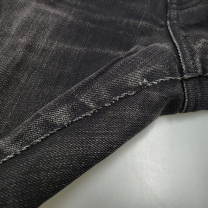 【現状渡し品】【メンズ】 HYSTERIC GLAMOUR ヒステリックグラマー STUDS SKINNY DENIM PANTS スタッズ スキニー デニムパンツ ジーンズ ボトムス 151-260306-as-24-izu サイズ：31 カラー：ブラック 万代Net店