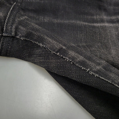 【現状渡し品】【メンズ】 HYSTERIC GLAMOUR ヒステリックグラマー STUDS SKINNY DENIM PANTS スタッズ スキニー デニムパンツ ジーンズ ボトムス 151-260306-as-24-izu サイズ：31 カラー：ブラック 万代Net店