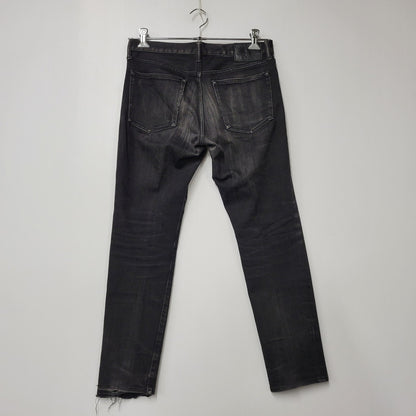 【現状渡し品】【メンズ】 HYSTERIC GLAMOUR ヒステリックグラマー STUDS SKINNY DENIM PANTS スタッズ スキニー デニムパンツ ジーンズ ボトムス 151-260306-as-24-izu サイズ：31 カラー：ブラック 万代Net店