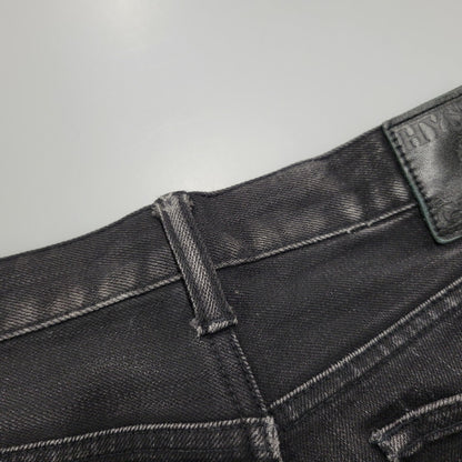 【現状渡し品】【メンズ】 HYSTERIC GLAMOUR ヒステリックグラマー STUDS SKINNY DENIM PANTS スタッズ スキニー デニムパンツ ジーンズ ボトムス 151-260306-as-24-izu サイズ：31 カラー：ブラック 万代Net店
