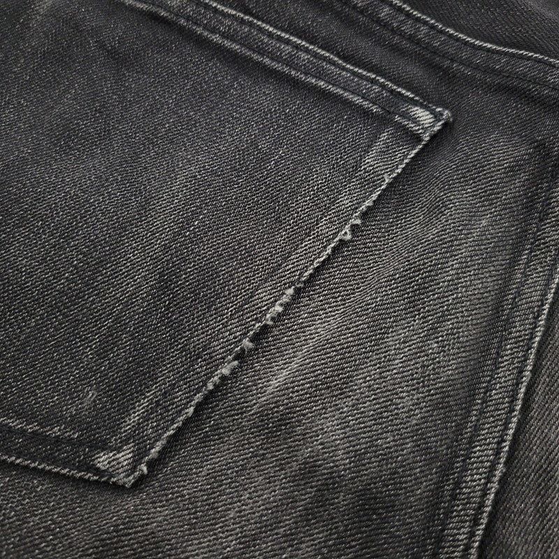 【現状渡し品】【メンズ】 HYSTERIC GLAMOUR ヒステリックグラマー STUDS SKINNY DENIM PANTS スタッズ スキニー デニムパンツ ジーンズ ボトムス 151-260306-as-24-izu サイズ：31 カラー：ブラック 万代Net店