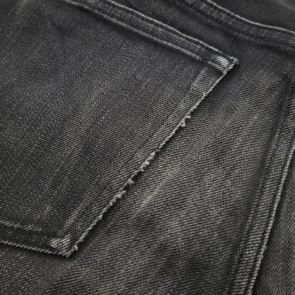 【現状渡し品】【メンズ】 HYSTERIC GLAMOUR ヒステリックグラマー STUDS SKINNY DENIM PANTS スタッズ スキニー デニムパンツ ジーンズ ボトムス 151-260306-as-24-izu サイズ：31 カラー：ブラック 万代Net店