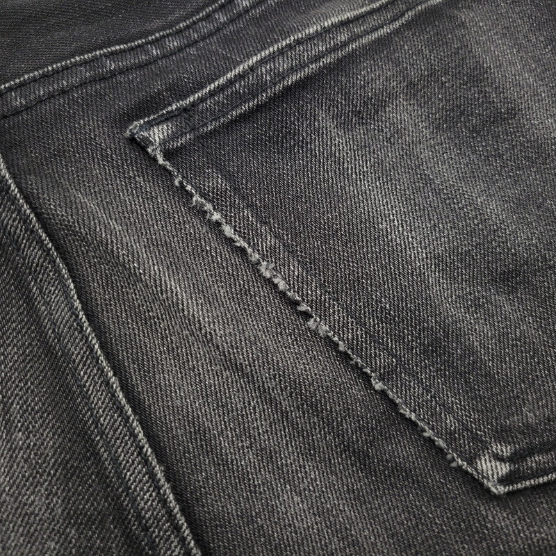 【現状渡し品】【メンズ】 HYSTERIC GLAMOUR ヒステリックグラマー STUDS SKINNY DENIM PANTS スタッズ スキニー デニムパンツ ジーンズ ボトムス 151-260306-as-24-izu サイズ：31 カラー：ブラック 万代Net店