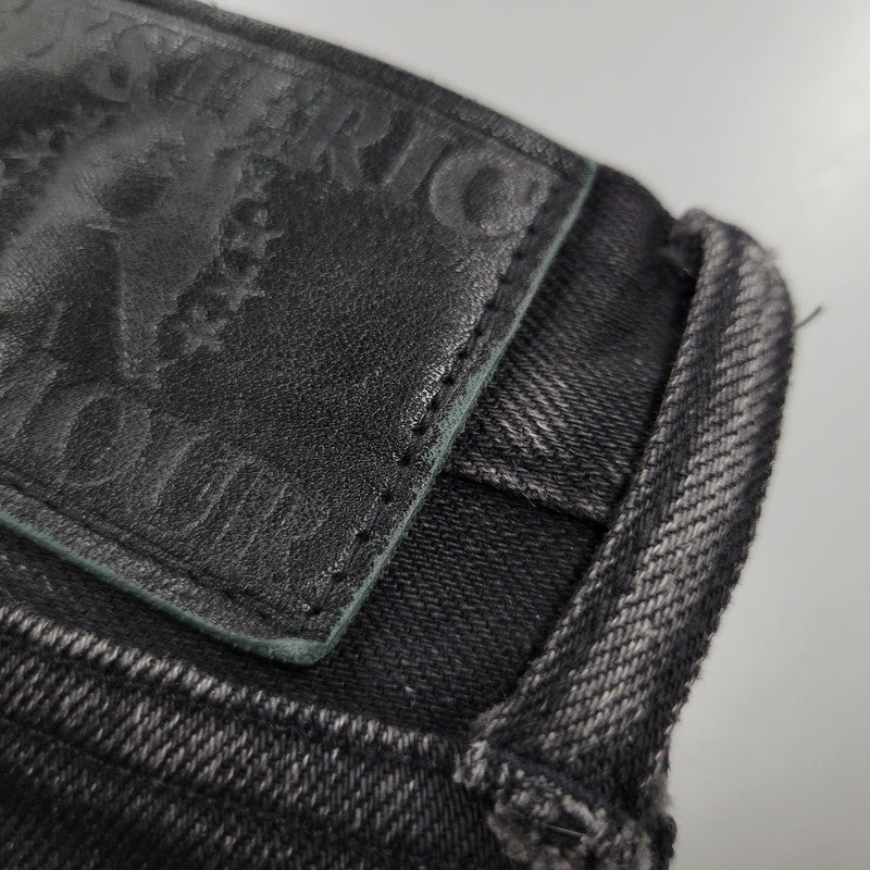 【現状渡し品】【メンズ】 HYSTERIC GLAMOUR ヒステリックグラマー STUDS SKINNY DENIM PANTS スタッズ スキニー デニムパンツ ジーンズ ボトムス 151-260306-as-24-izu サイズ：31 カラー：ブラック 万代Net店