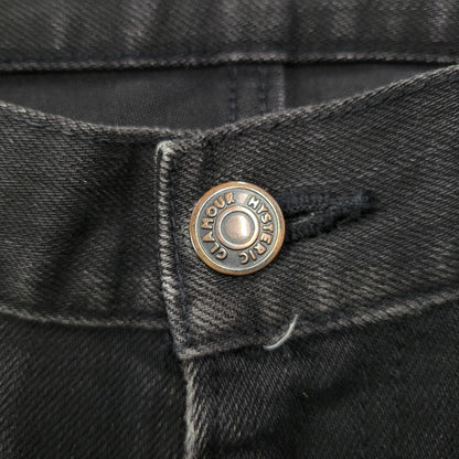 【現状渡し品】【メンズ】 HYSTERIC GLAMOUR ヒステリックグラマー STUDS SKINNY DENIM PANTS スタッズ スキニー デニムパンツ ジーンズ ボトムス 151-260306-as-24-izu サイズ：31 カラー：ブラック 万代Net店