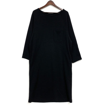 【中古品】【レディース】 Y'S ワイズ YT-D58-116 90S-00S POCKET WOOL LS DRESS ポケット ウール ロングスリーブ ドレス 168-260309-cs-18-izu サイズ：不明 カラー：ブラック 万代Net店