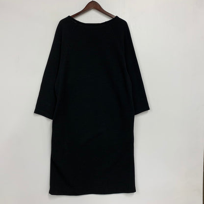 【中古品】【レディース】 Y'S ワイズ YT-D58-116 90S-00S POCKET WOOL LS DRESS ポケット ウール ロングスリーブ ドレス 168-260309-cs-18-izu サイズ：不明 カラー：ブラック 万代Net店
