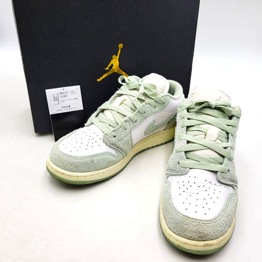 【中古品】【レディース】 NIKE GS ナイキ ジーエス FN9137-131 AIR JORDAN 1 LOW SE エア ジョーダン ワン ロー エスイー スニーカー シューズ 靴 166-260311-cs-22-izu サイズ：24cm カラー：WHITE/SEAFOAM-SAIL 万代Net店