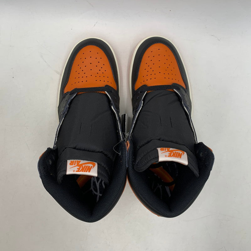 【中古美品】【メンズ】 DZ5485-008 AIR JORDAN エア ジョーダン 1 RETRO HIGH OG レトロ ハイ オージー SHATTERED BACKBOARD (2025) シャッタード バックボード スニーカー シューズ 靴 160-260308-ya-16-izu サイズ：26.5cm カラー：BLACK/BLACK-SAIL-STARFISH 万代Net店