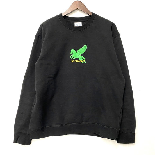 【中古品】【メンズ】 SCI-FI FANTASY サイファイファンタジー PEGASUS CREWNECK ペガサス クルーネック トップス スウェット 142-260311-ya-22-izu サイズ：M カラー：BLACK 万代Net店