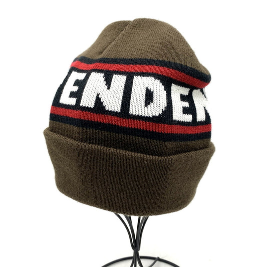 【中古品】【メンズ/レディース】 BAR LOGO BEANIE バー ロゴ ビーニー ニットキャップ 帽子 185-260311-ya-18-izu サイズ：F カラー：BROWN 万代Net店
