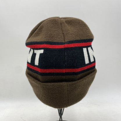 【中古品】【メンズ/レディース】 BAR LOGO BEANIE バー ロゴ ビーニー ニットキャップ 帽子 185-260311-ya-18-izu サイズ：F カラー：BROWN 万代Net店