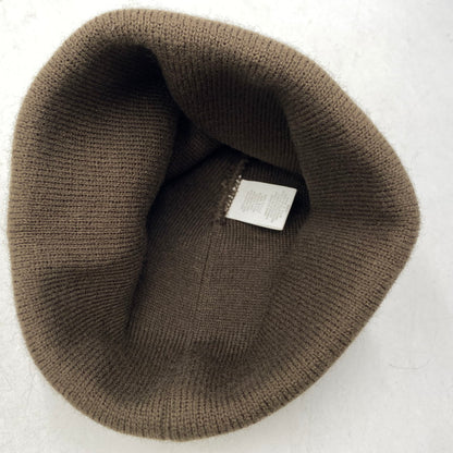【中古品】【メンズ/レディース】 BAR LOGO BEANIE バー ロゴ ビーニー ニットキャップ 帽子 185-260311-ya-18-izu サイズ：F カラー：BROWN 万代Net店