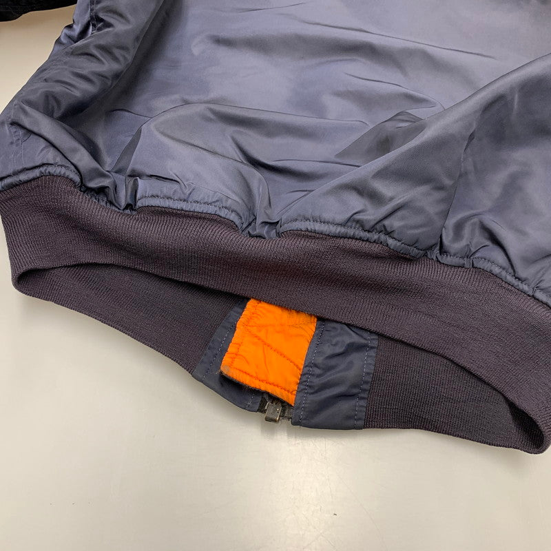 【現状渡し品】【メンズ】 ALPHA INDUSTRIES アルファインダストリーズ SCOVILLジッパー DSA100-69-C-0123 1969年復刻MODEL MA-1 FLIGHT JACKET フライト ジャケット アウター 145-260307-kh-05-izu サイズ：XL カラー：ネイビー×オレンジ 万代Net店