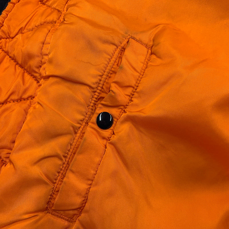 【現状渡し品】【メンズ】 ALPHA INDUSTRIES アルファインダストリーズ SCOVILLジッパー DSA100-69-C-0123 1969年復刻MODEL MA-1 FLIGHT JACKET フライト ジャケット アウター 145-260307-kh-05-izu サイズ：XL カラー：ネイビー×オレンジ 万代Net店