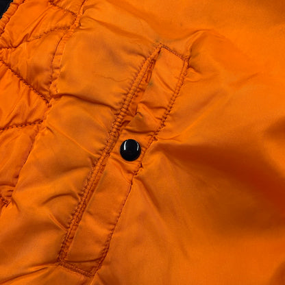 【現状渡し品】【メンズ】 ALPHA INDUSTRIES アルファインダストリーズ SCOVILLジッパー DSA100-69-C-0123 1969年復刻MODEL MA-1 FLIGHT JACKET フライト ジャケット アウター 145-260307-kh-05-izu サイズ：XL カラー：ネイビー×オレンジ 万代Net店