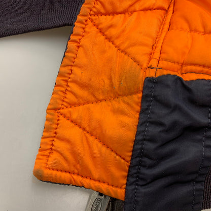 【現状渡し品】【メンズ】 ALPHA INDUSTRIES アルファインダストリーズ SCOVILLジッパー DSA100-69-C-0123 1969年復刻MODEL MA-1 FLIGHT JACKET フライト ジャケット アウター 145-260307-kh-05-izu サイズ：XL カラー：ネイビー×オレンジ 万代Net店