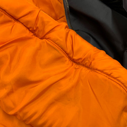 【現状渡し品】【メンズ】 ALPHA INDUSTRIES アルファインダストリーズ SCOVILLジッパー DSA100-69-C-0123 1969年復刻MODEL MA-1 FLIGHT JACKET フライト ジャケット アウター 145-260307-kh-05-izu サイズ：XL カラー：ネイビー×オレンジ 万代Net店