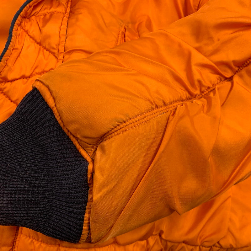 【現状渡し品】【メンズ】 ALPHA INDUSTRIES アルファインダストリーズ SCOVILLジッパー DSA100-69-C-0123 1969年復刻MODEL MA-1 FLIGHT JACKET フライト ジャケット アウター 145-260307-kh-05-izu サイズ：XL カラー：ネイビー×オレンジ 万代Net店