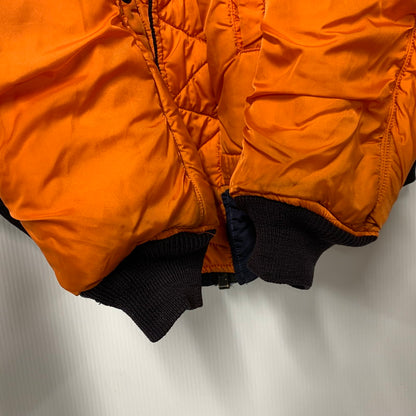 【現状渡し品】【メンズ】 ALPHA INDUSTRIES アルファインダストリーズ SCOVILLジッパー DSA100-69-C-0123 1969年復刻MODEL MA-1 FLIGHT JACKET フライト ジャケット アウター 145-260307-kh-05-izu サイズ：XL カラー：ネイビー×オレンジ 万代Net店
