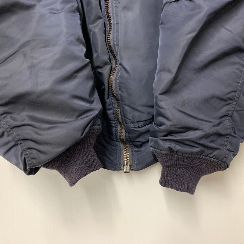 【現状渡し品】【メンズ】 ALPHA INDUSTRIES アルファインダストリーズ SCOVILLジッパー DSA100-69-C-0123 1969年復刻MODEL MA-1 FLIGHT JACKET フライト ジャケット アウター 145-260307-kh-05-izu サイズ：XL カラー：ネイビー×オレンジ 万代Net店