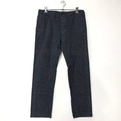 【中古品】【メンズ】 RRL ダブルアールエル CHAMBRAY OFFICER PANTS シャンブレー オフィサー パンツ ボトムス 156-260307-kh-10-izu サイズ：34×32 カラー：ブルー系 万代Net店