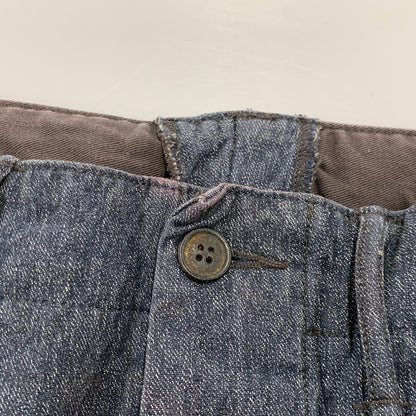 【中古品】【メンズ】 RRL ダブルアールエル CHAMBRAY OFFICER PANTS シャンブレー オフィサー パンツ ボトムス 156-260307-kh-10-izu サイズ：34×32 カラー：ブルー系 万代Net店