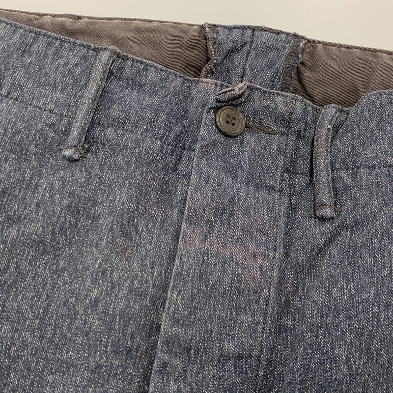 【中古品】【メンズ】 RRL ダブルアールエル CHAMBRAY OFFICER PANTS シャンブレー オフィサー パンツ ボトムス 156-260307-kh-10-izu サイズ：34×32 カラー：ブルー系 万代Net店