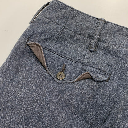 【中古品】【メンズ】 RRL ダブルアールエル CHAMBRAY OFFICER PANTS シャンブレー オフィサー パンツ ボトムス 156-260307-kh-10-izu サイズ：34×32 カラー：ブルー系 万代Net店