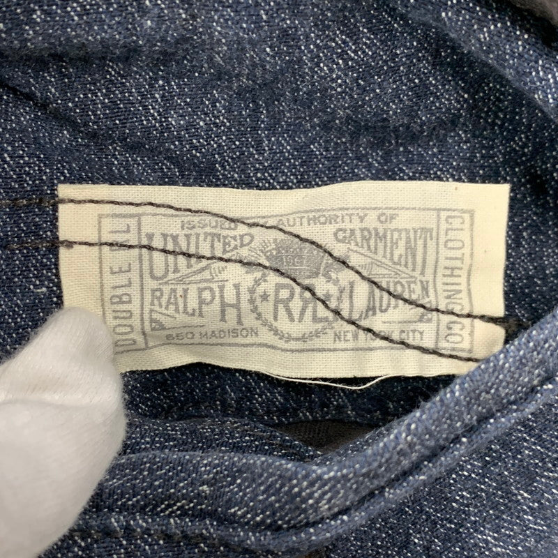 【中古品】【メンズ】 RRL ダブルアールエル CHAMBRAY OFFICER PANTS シャンブレー オフィサー パンツ ボトムス 156-260307-kh-10-izu サイズ：34×32 カラー：ブルー系 万代Net店