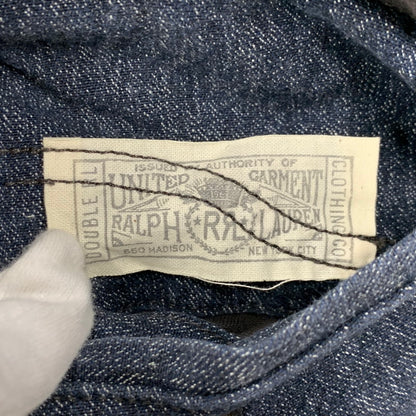 【中古品】【メンズ】 RRL ダブルアールエル CHAMBRAY OFFICER PANTS シャンブレー オフィサー パンツ ボトムス 156-260307-kh-10-izu サイズ：34×32 カラー：ブルー系 万代Net店