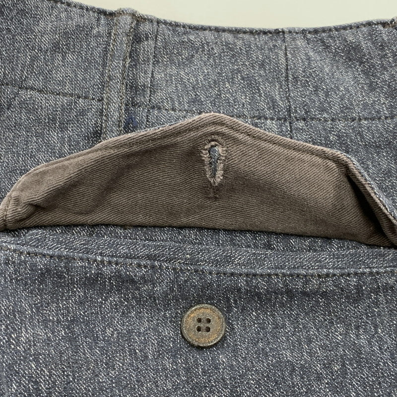 【中古品】【メンズ】 RRL ダブルアールエル CHAMBRAY OFFICER PANTS シャンブレー オフィサー パンツ ボトムス 156-260307-kh-10-izu サイズ：34×32 カラー：ブルー系 万代Net店