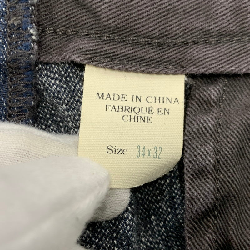 【中古品】【メンズ】 RRL ダブルアールエル CHAMBRAY OFFICER PANTS シャンブレー オフィサー パンツ ボトムス 156-260307-kh-10-izu サイズ：34×32 カラー：ブルー系 万代Net店