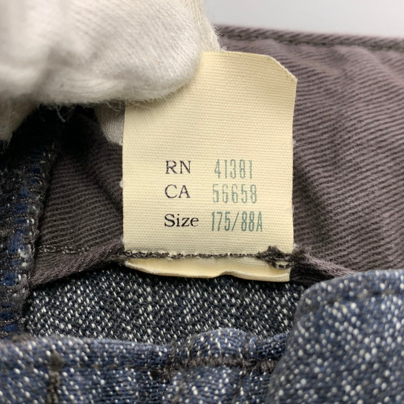 【中古品】【メンズ】 RRL ダブルアールエル CHAMBRAY OFFICER PANTS シャンブレー オフィサー パンツ ボトムス 156-260307-kh-10-izu サイズ：34×32 カラー：ブルー系 万代Net店