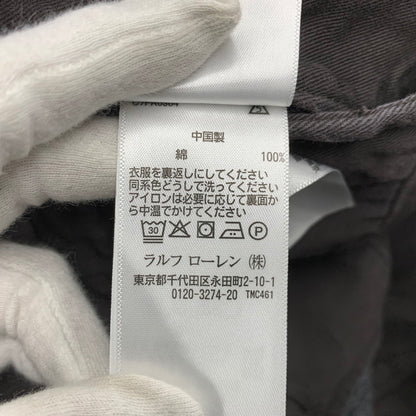 【中古品】【メンズ】 RRL ダブルアールエル CHAMBRAY OFFICER PANTS シャンブレー オフィサー パンツ ボトムス 156-260307-kh-10-izu サイズ：34×32 カラー：ブルー系 万代Net店