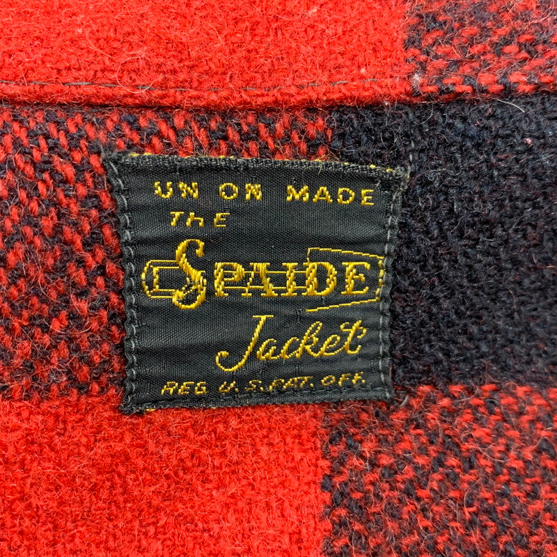 【現状渡し品】【メンズ】 VINTAGE ヴィンテージ THE SPAIDE JACKET ジャケット アウター 146-260307-tt-01-izu サイズ：不明 カラー：レッド×ブラック 万代Net店