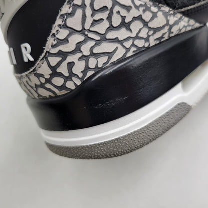 【中古品】【メンズ】 854262-001 AIR JORDAN 3 RETRO OG BLACK CEMENT (2018) スニーカー 靴 160-260307-tt-16-izu サイズ：28.5cm カラー：BLACK/FIRE RED-CEMENT GREY 万代Net店