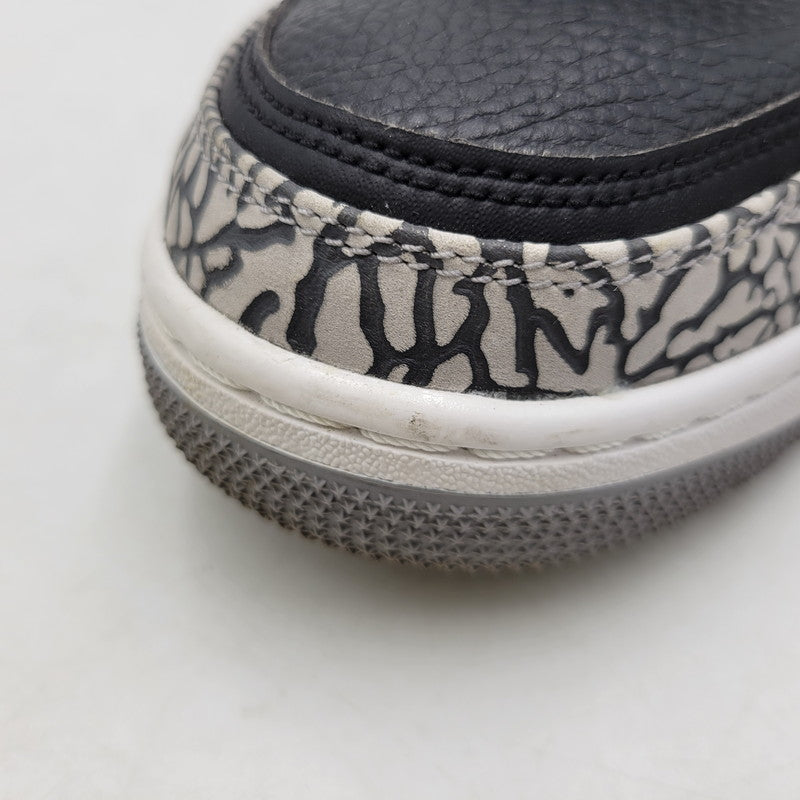 【中古品】【メンズ】 854262-001 AIR JORDAN 3 RETRO OG BLACK CEMENT (2018) スニーカー 靴 160-260307-tt-16-izu サイズ：28.5cm カラー：BLACK/FIRE RED-CEMENT GREY 万代Net店