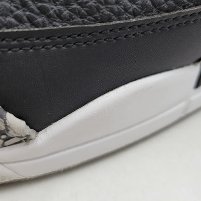 【中古品】【メンズ】 854262-001 AIR JORDAN 3 RETRO OG BLACK CEMENT (2018) スニーカー 靴 160-260307-tt-16-izu サイズ：28.5cm カラー：BLACK/FIRE RED-CEMENT GREY 万代Net店