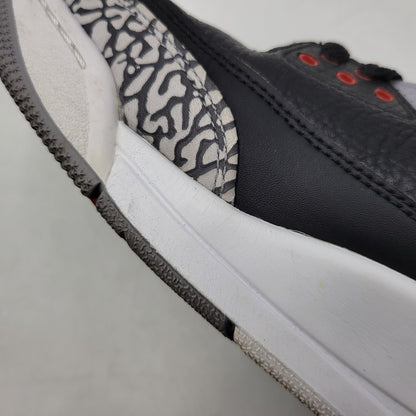 【中古品】【メンズ】 854262-001 AIR JORDAN 3 RETRO OG BLACK CEMENT (2018) スニーカー 靴 160-260307-tt-16-izu サイズ：28.5cm カラー：BLACK/FIRE RED-CEMENT GREY 万代Net店