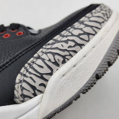 【中古品】【メンズ】 854262-001 AIR JORDAN 3 RETRO OG BLACK CEMENT (2018) スニーカー 靴 160-260307-tt-16-izu サイズ：28.5cm カラー：BLACK/FIRE RED-CEMENT GREY 万代Net店