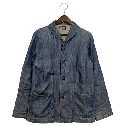 【中古品】【メンズ】 SHAWL COLLAR HEMP DENIM COVERALL ショールカラー ヘンプ デニム カバーオール アウター 146-260312-kh-16-izu サイズ：1 カラー：インディゴ 万代Net店