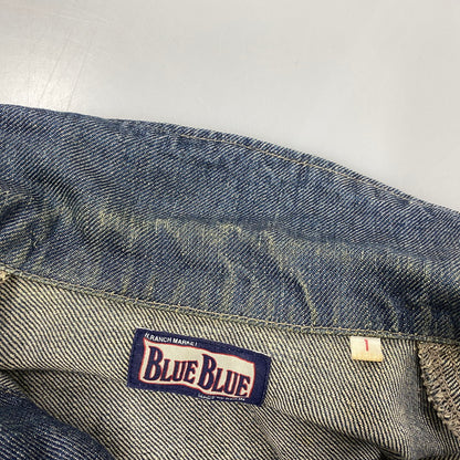 【中古品】【メンズ】 SHAWL COLLAR HEMP DENIM COVERALL ショールカラー ヘンプ デニム カバーオール アウター 146-260312-kh-16-izu サイズ：1 カラー：インディゴ 万代Net店
