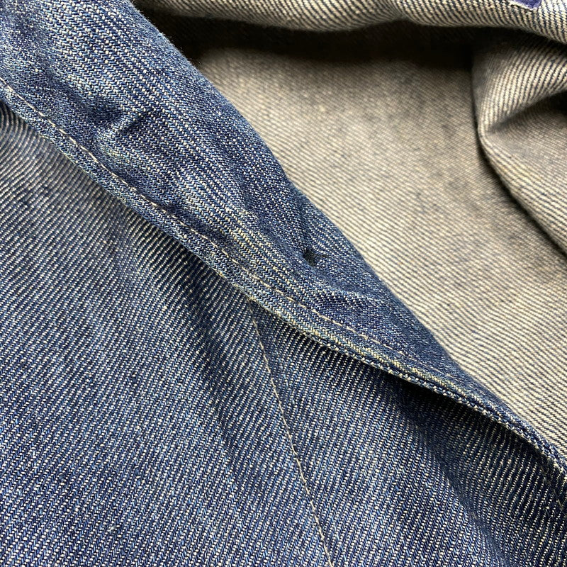 【中古品】【メンズ】 SHAWL COLLAR HEMP DENIM COVERALL ショールカラー ヘンプ デニム カバーオール アウター 146-260312-kh-16-izu サイズ：1 カラー：インディゴ 万代Net店