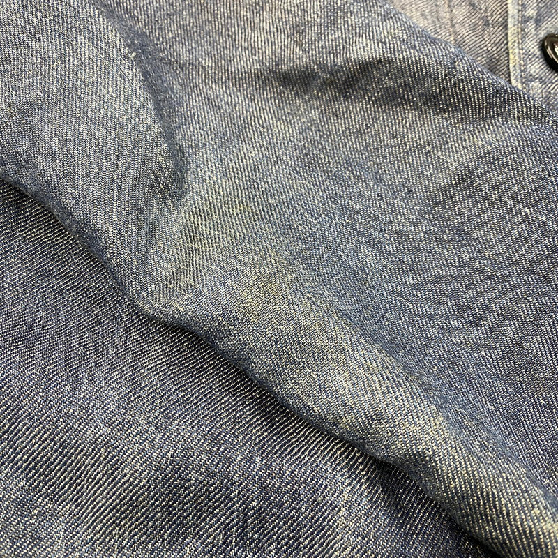 【中古品】【メンズ】 SHAWL COLLAR HEMP DENIM COVERALL ショールカラー ヘンプ デニム カバーオール アウター 146-260312-kh-16-izu サイズ：1 カラー：インディゴ 万代Net店